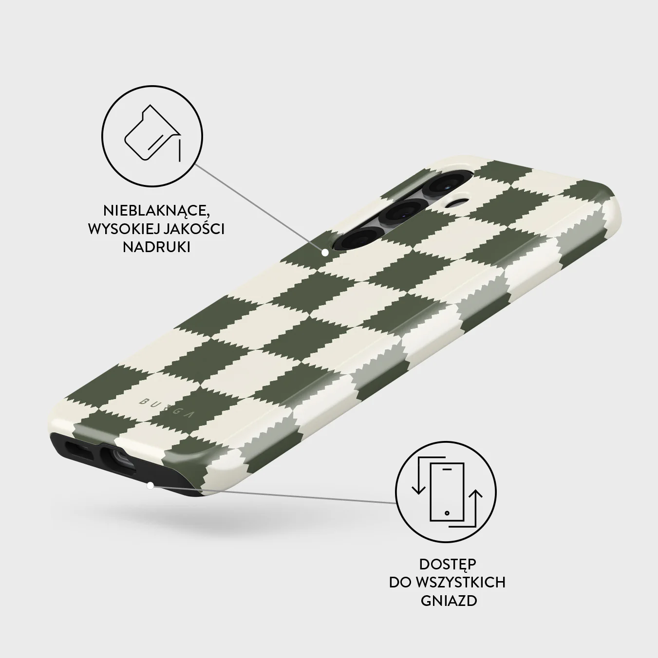 Retro Grid - Samsung Galaxy S25 Etui - Image 3