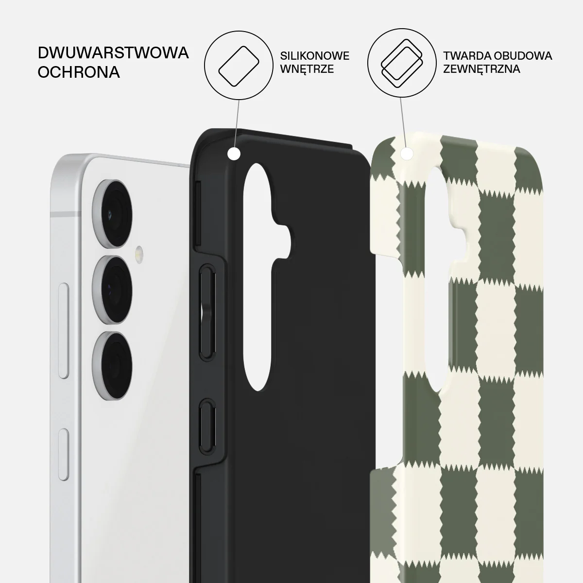 Retro Grid - Samsung Galaxy S25 FE Etui - Image 2