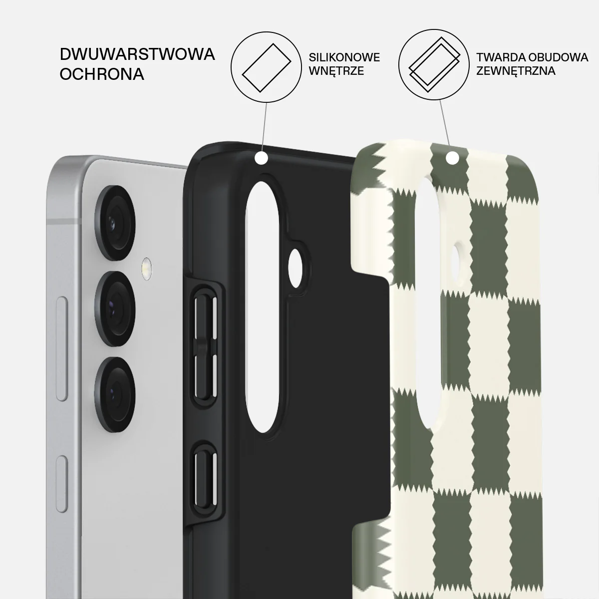 Retro Grid - Samsung Galaxy S25 Plus Etui - Image 2