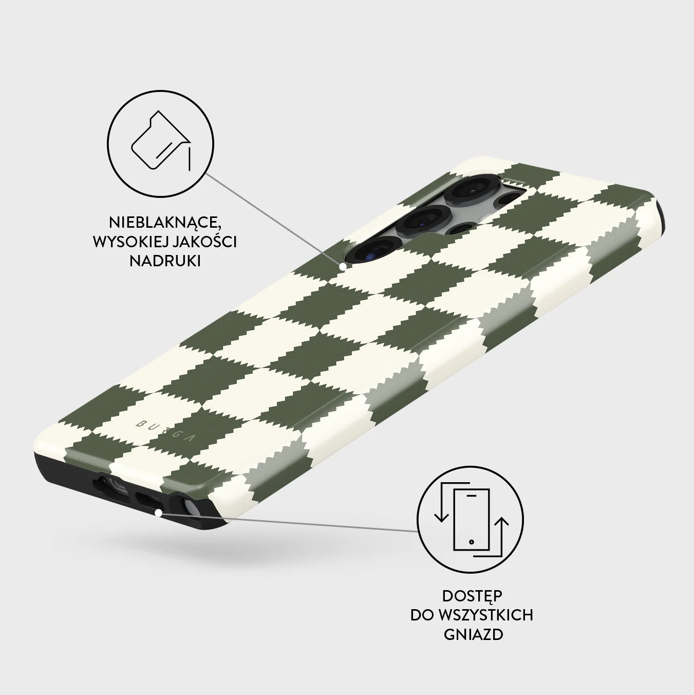 Retro Grid - Samsung Galaxy S25 Ultra Etui - Image 3