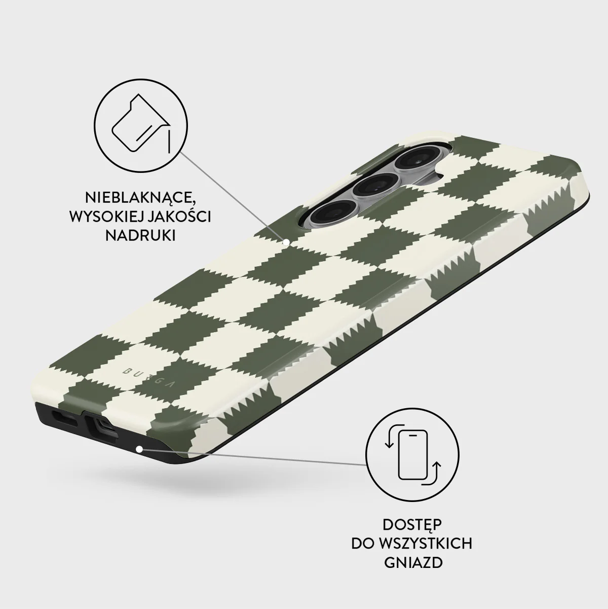 Retro Grid - Samsung Galaxy S26 Etui - Image 3