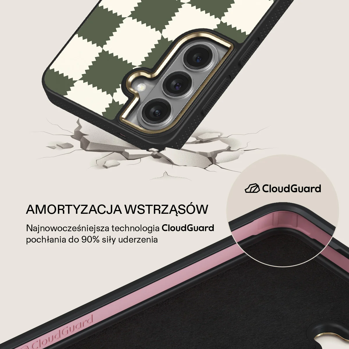 Retro Grid - Samsung Galaxy S26 Plus Etui - Image 7