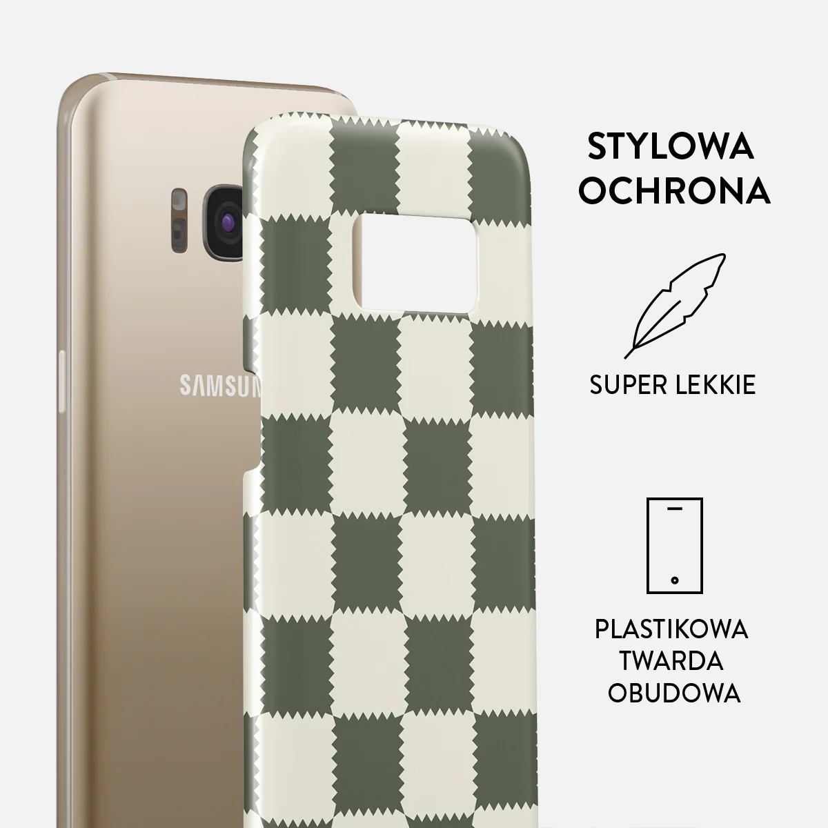 Retro Grid - Samsung Galaxy S8 Etui - Image 2
