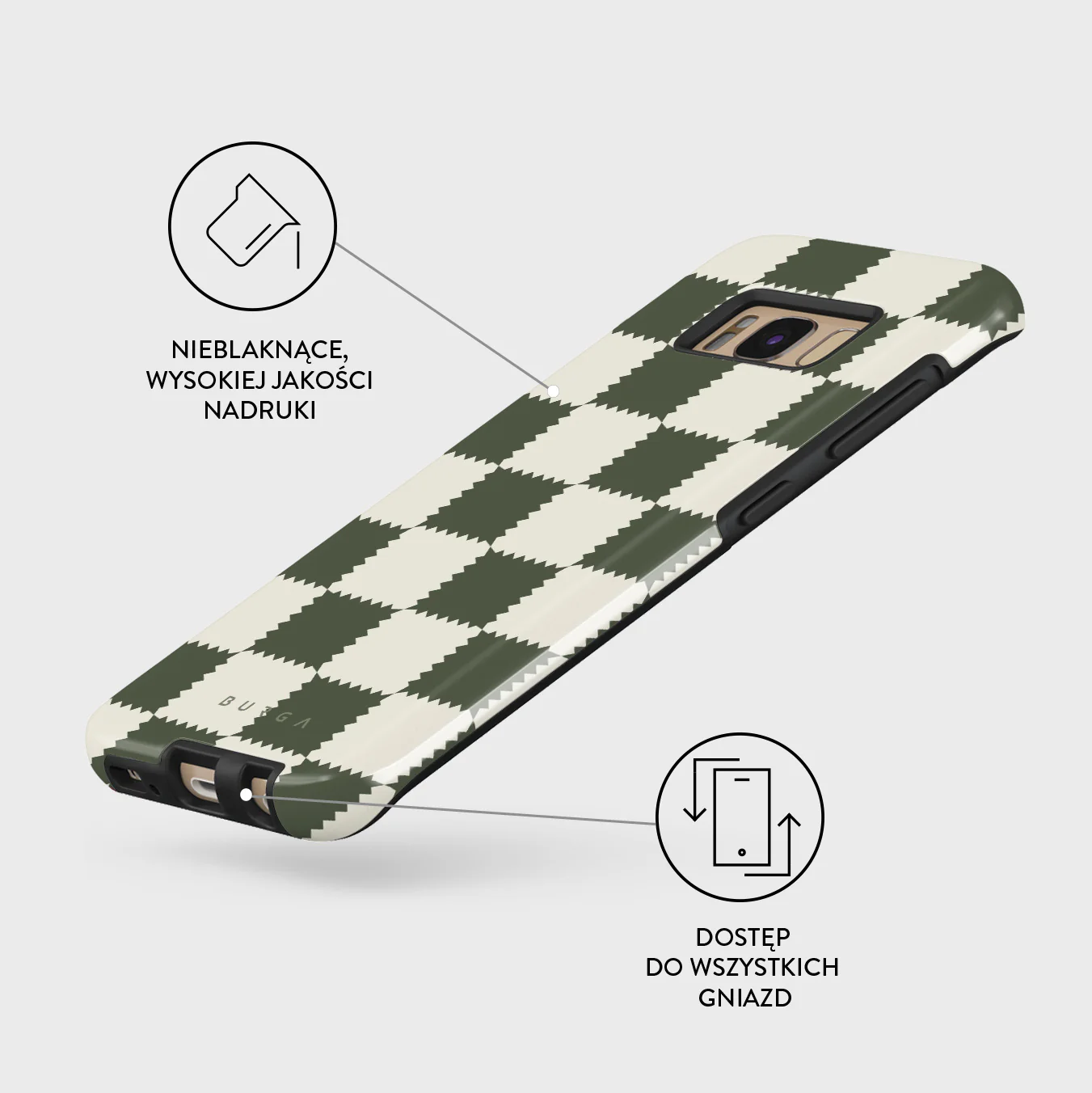 Retro Grid - Samsung Galaxy S8 Etui - Image 7