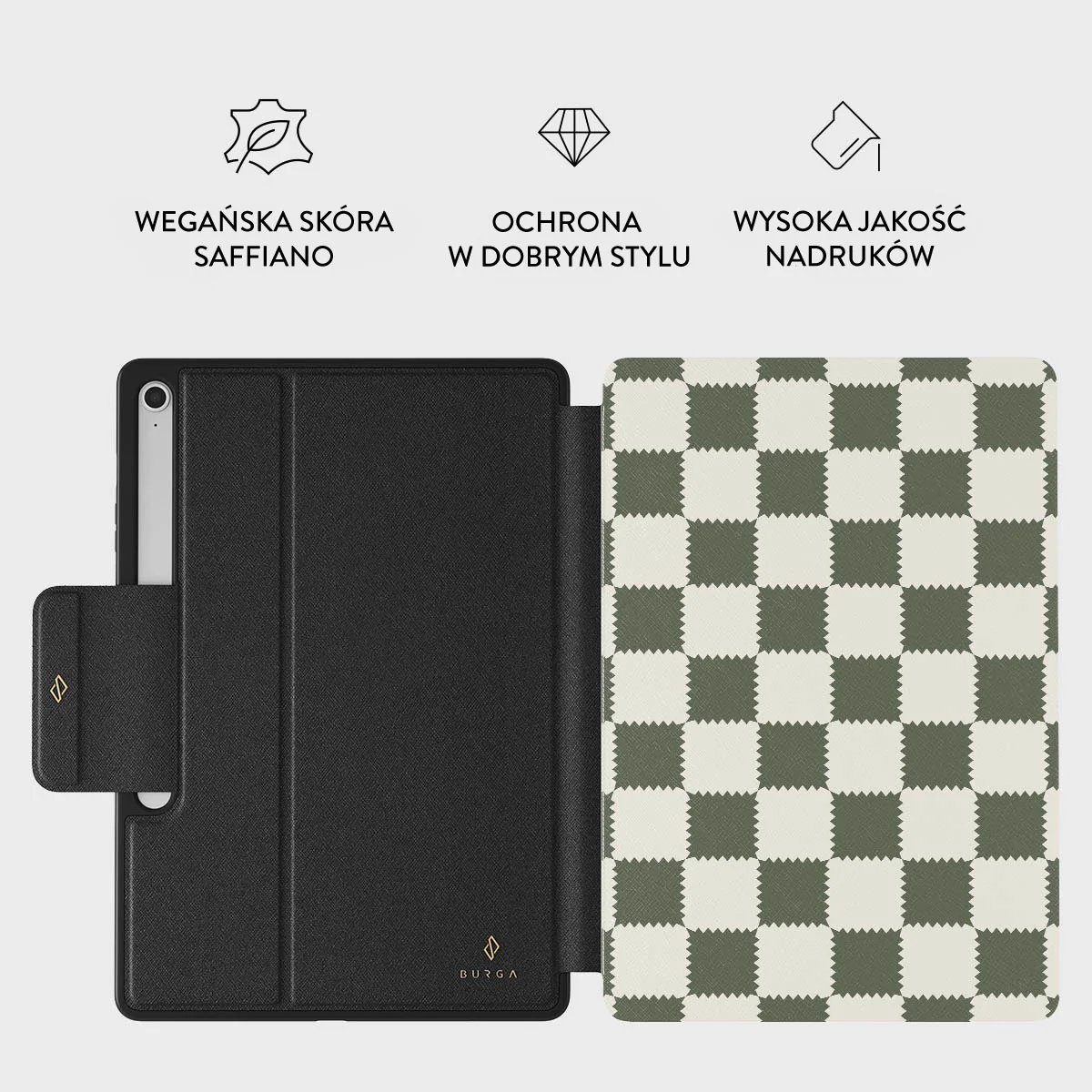 Retro Grid - Etui na Samsung Galaxy Tab S10+ FE - Image 2
