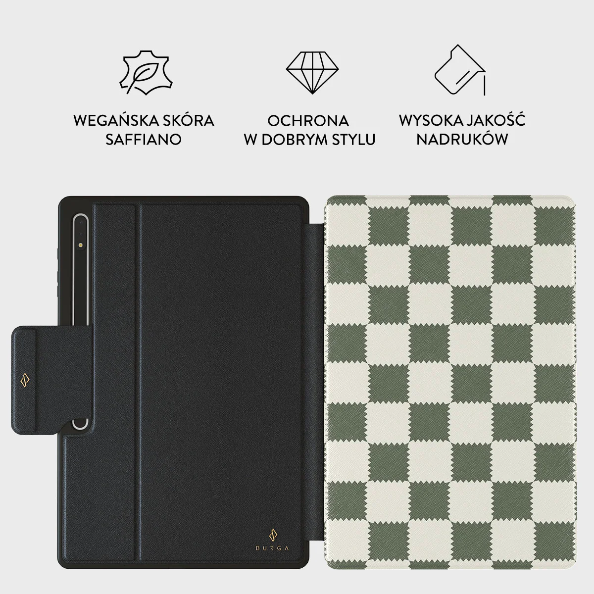Retro Grid - Etui na Samsung Galaxy Tab S8 Ultra - Image 2