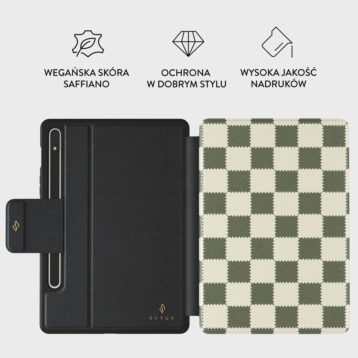 Retro Grid - Etui na Samsung Galaxy Tab S9+ - Image 2