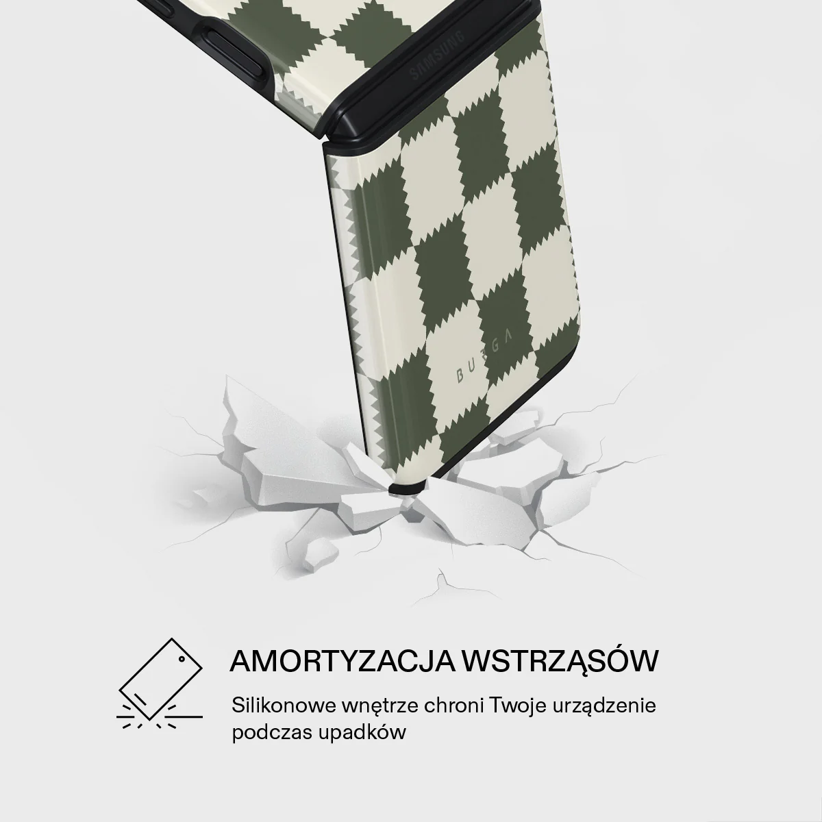 Retro Grid - Samsung Galaxy Z Flip 4 Etui - Image 10