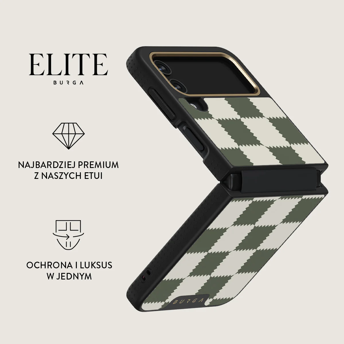 Retro Grid - Samsung Galaxy Z Flip 4 Etui - Image 15