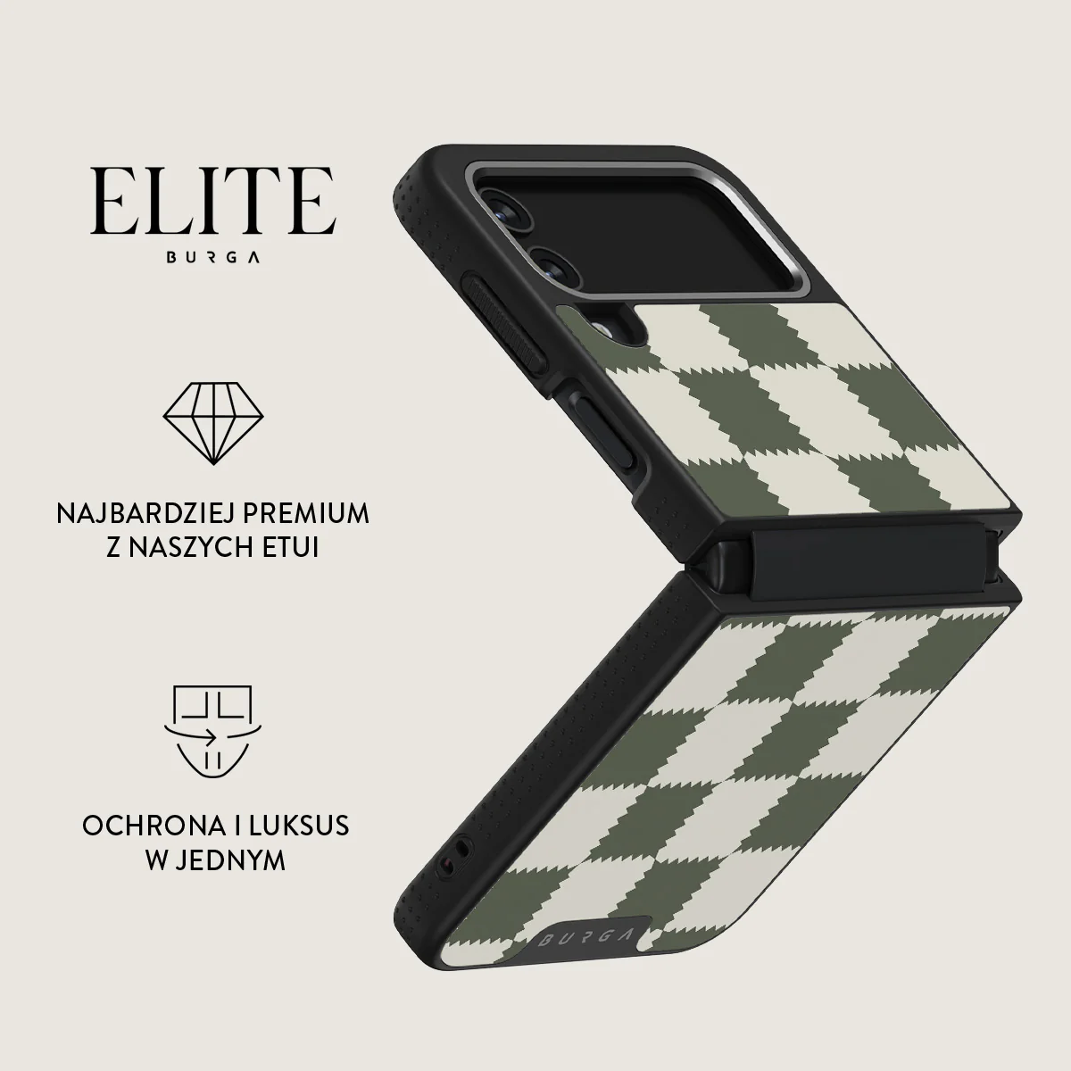 Retro Grid - Samsung Galaxy Z Flip 4 Etui - Image 21