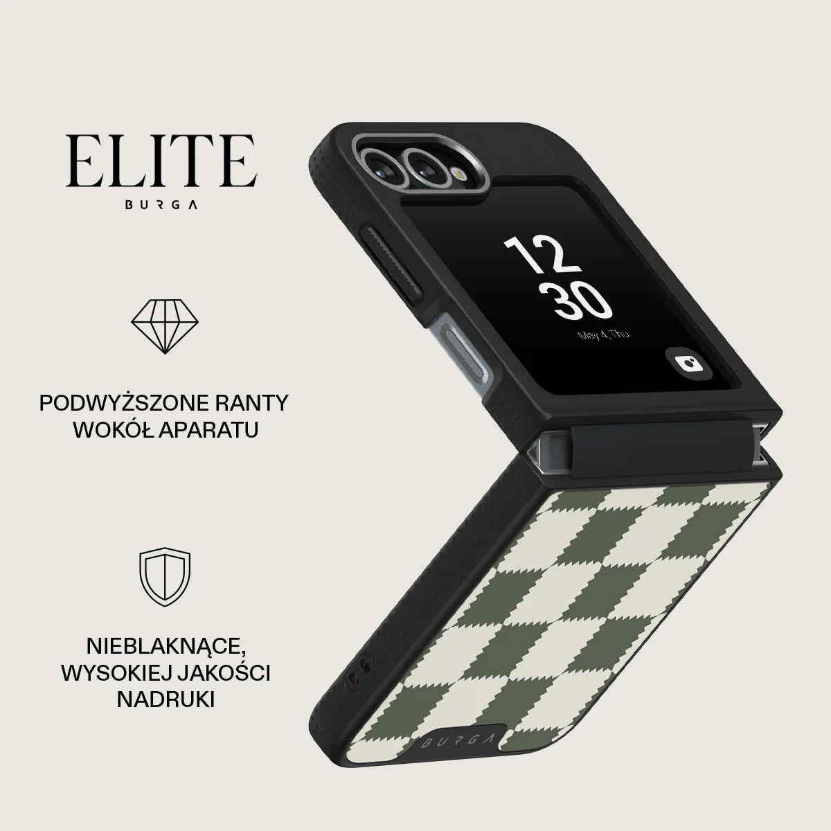 Retro Grid - Samsung Galaxy Z Flip 6 Etui - Image 14