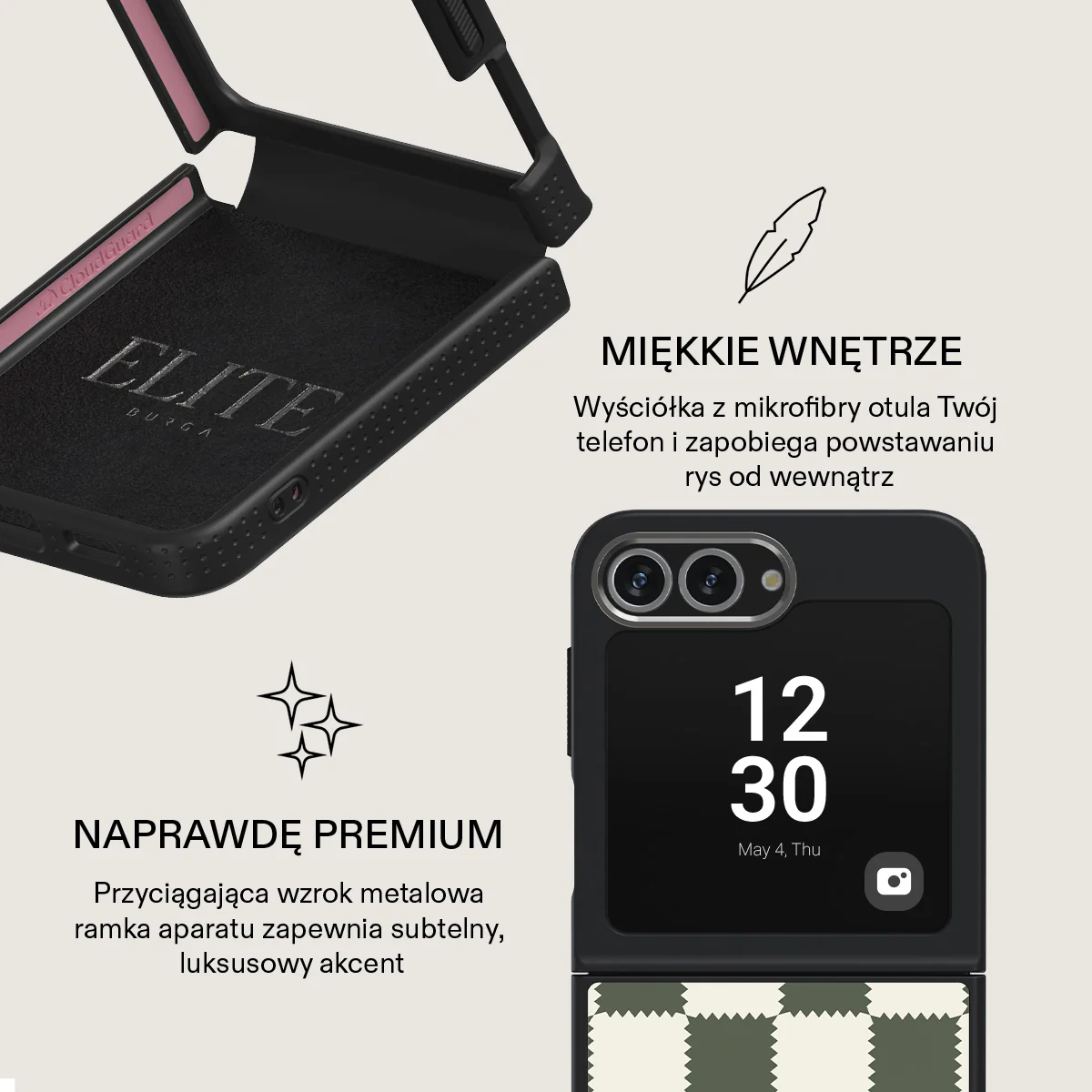 Retro Grid - Samsung Galaxy Z Flip 6 Etui - Image 18