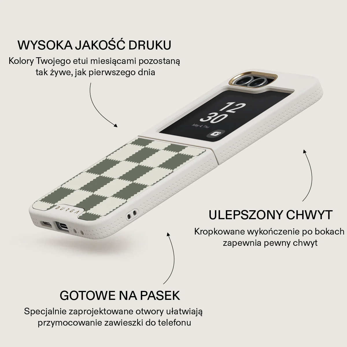 Retro Grid - Samsung Galaxy Z Flip 6 Etui - Image 24