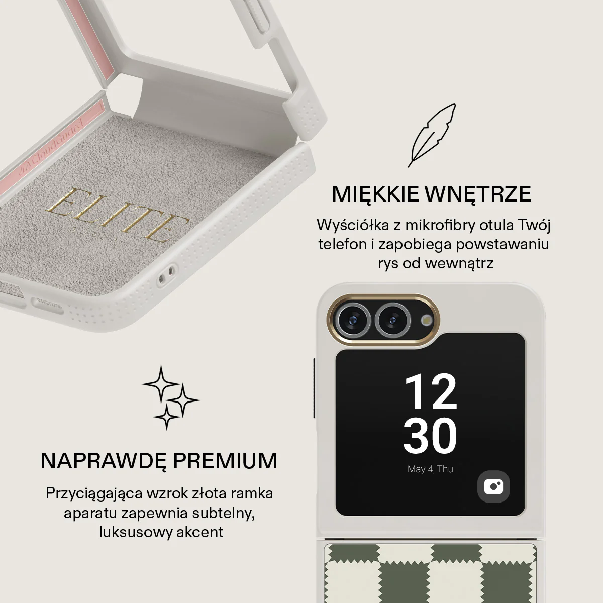 Retro Grid - Samsung Galaxy Z Flip 6 Etui - Image 25