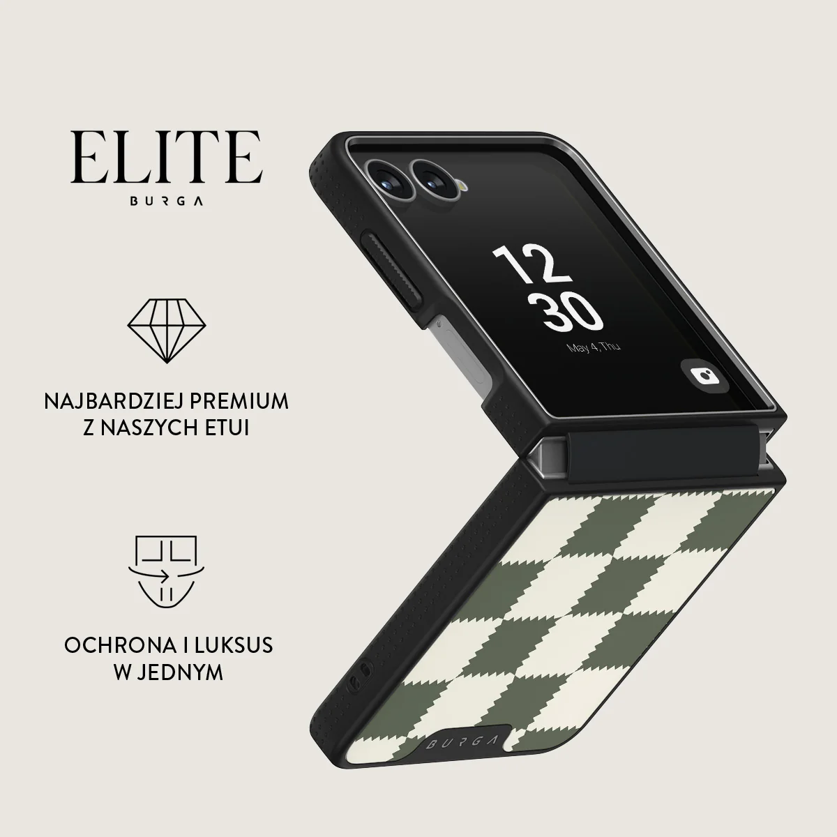 Retro Grid - Samsung Galaxy Z Flip 7 Etui - Image 13