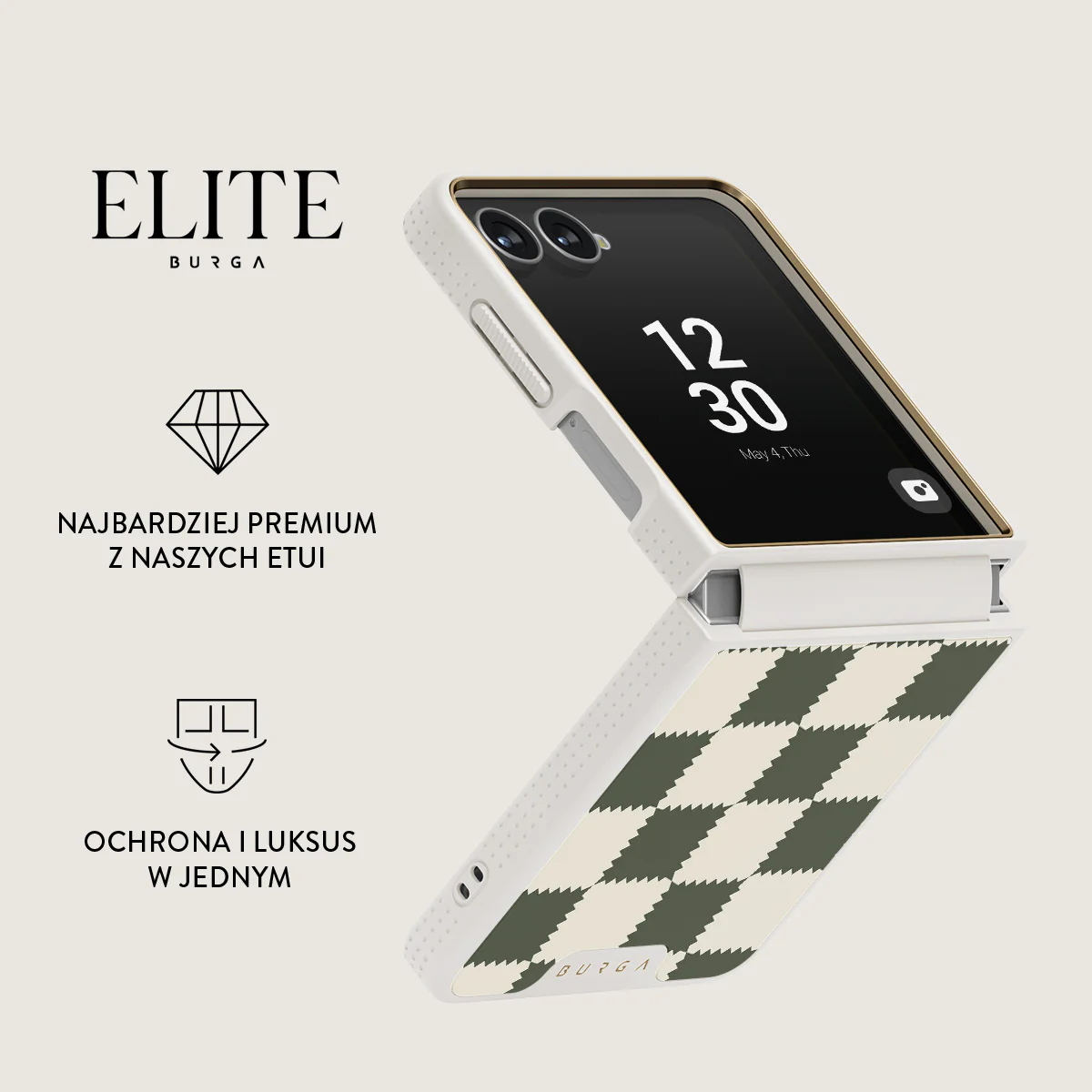Retro Grid - Samsung Galaxy Z Flip 7 Etui - Image 20