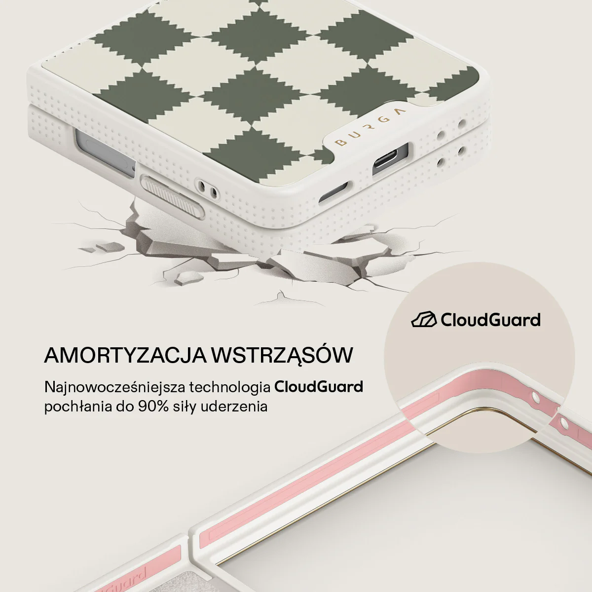 Retro Grid - Samsung Galaxy Z Flip 7 Etui - Image 21