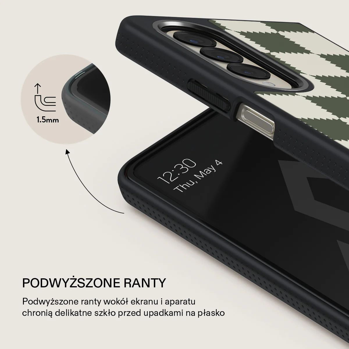Retro Grid - Samsung Galaxy Z Fold 4 Etui - Image 16