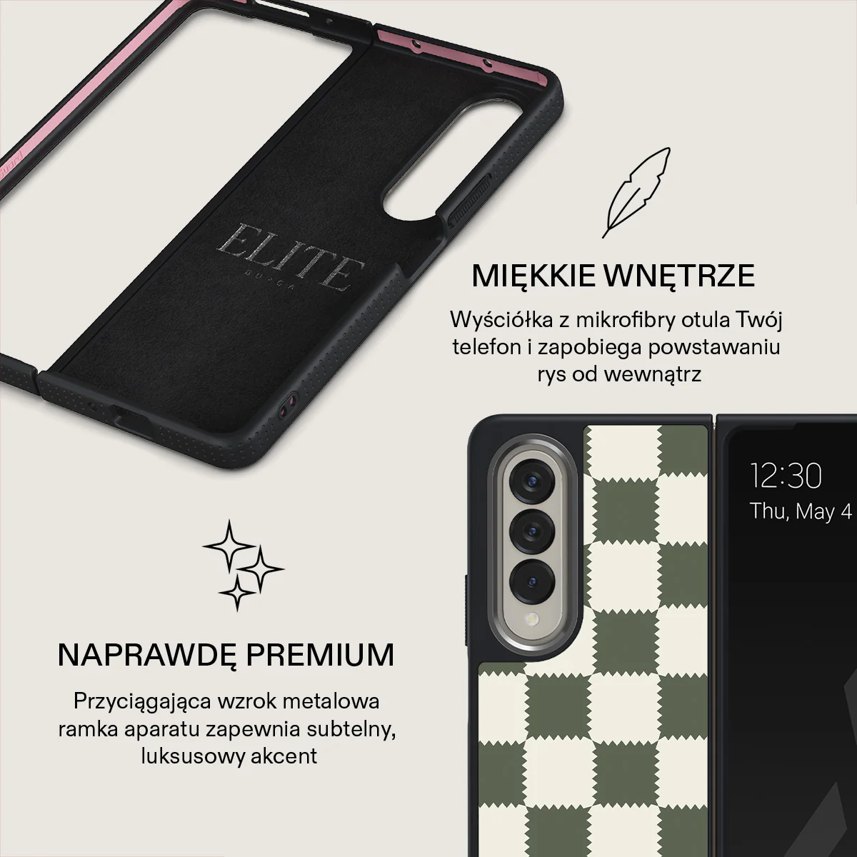 Retro Grid - Samsung Galaxy Z Fold 4 Etui - Image 18