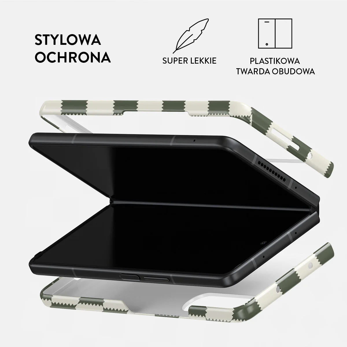 Retro Grid - Samsung Galaxy Z Fold 4 Etui - Image 2