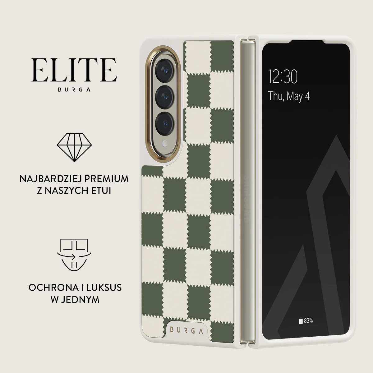 Retro Grid - Samsung Galaxy Z Fold 4 Etui - Image 21