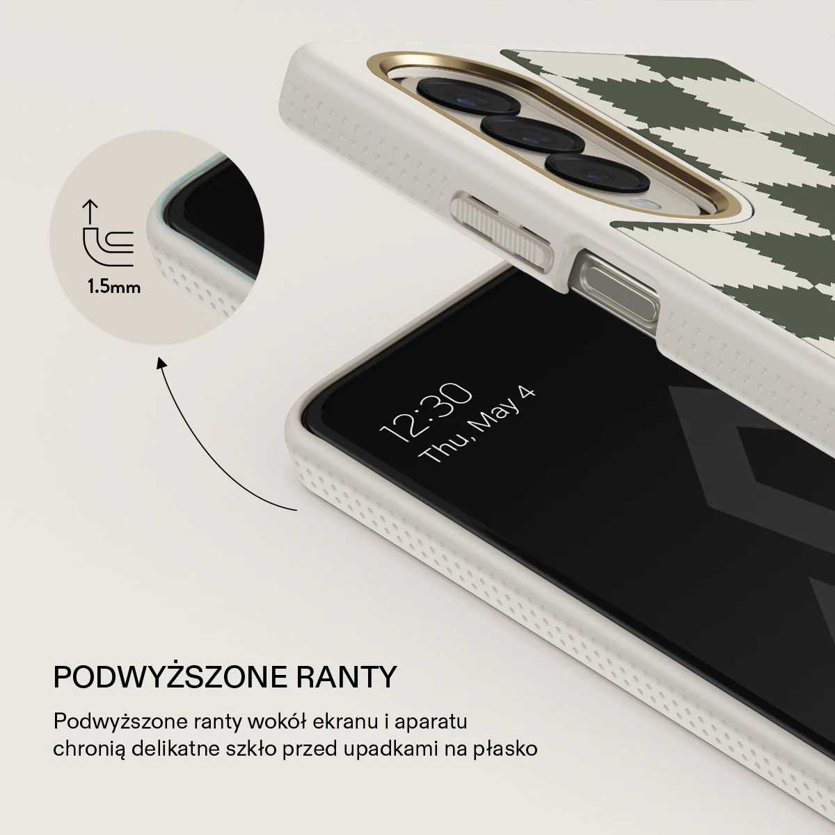 Retro Grid - Samsung Galaxy Z Fold 4 Etui - Image 23