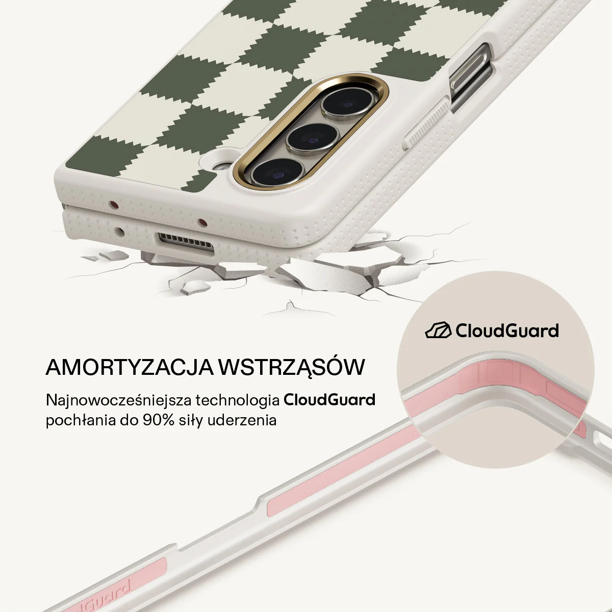 Retro Grid - Samsung Galaxy Z Fold 5 Etui - Image 17
