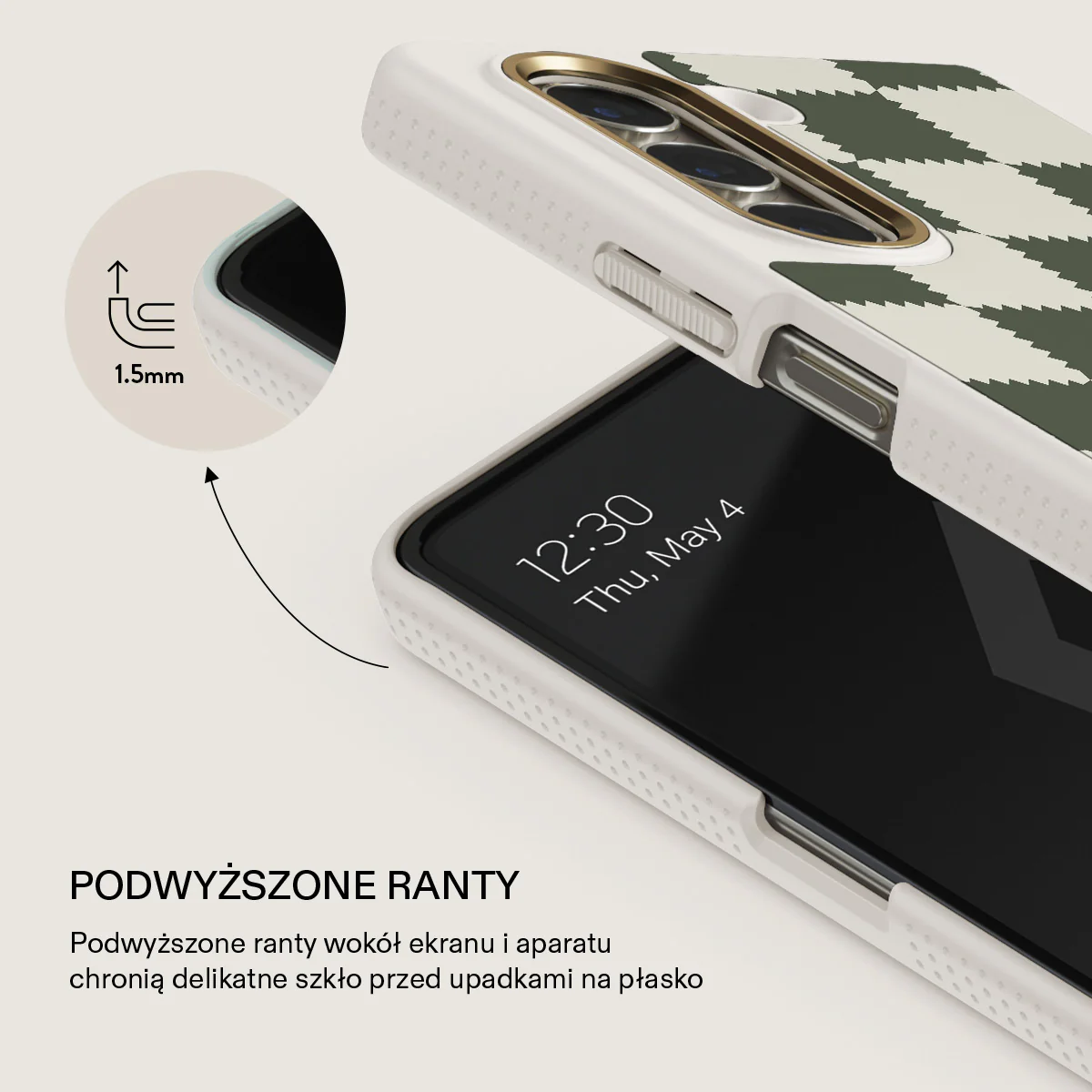 Retro Grid - Samsung Galaxy Z Fold 5 Etui - Image 18