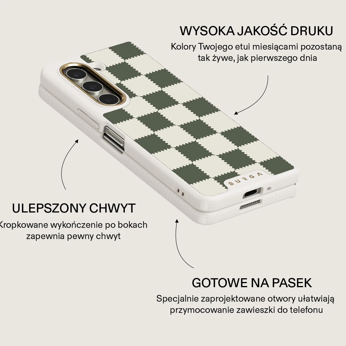 Retro Grid - Samsung Galaxy Z Fold 5 Etui - Image 19
