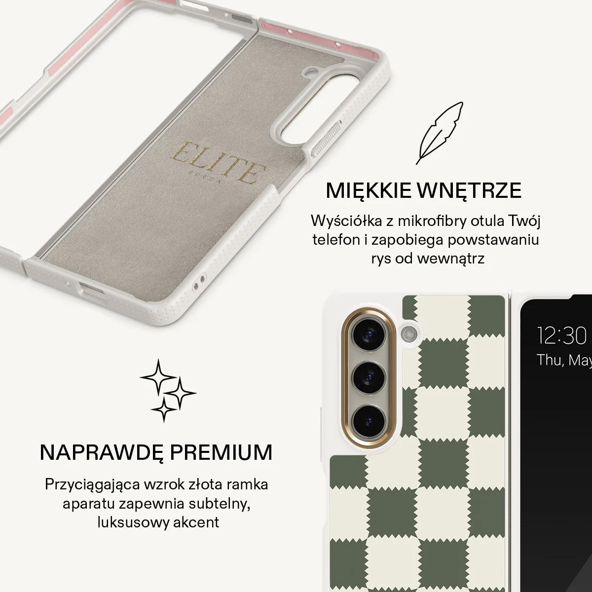 Retro Grid - Samsung Galaxy Z Fold 5 Etui - Image 20