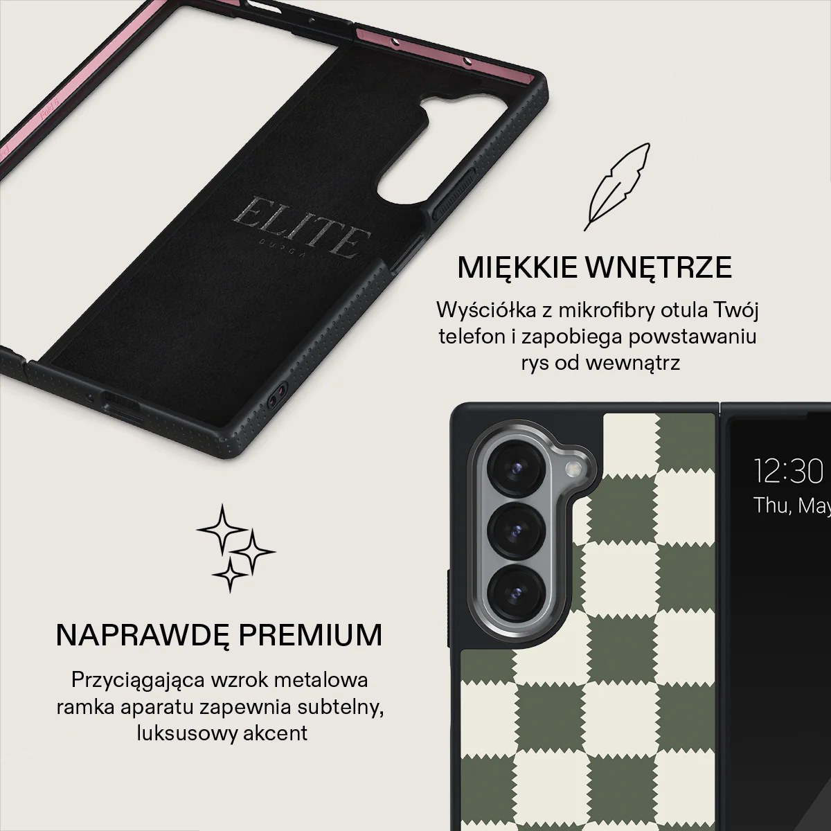 Retro Grid - Samsung Galaxy Z Fold 6 Etui - Image 13