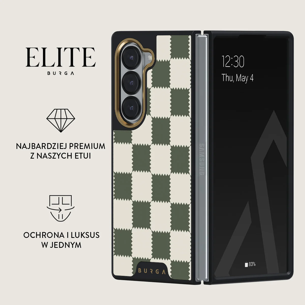 Retro Grid - Samsung Galaxy Z Fold 6 Etui - Image 2