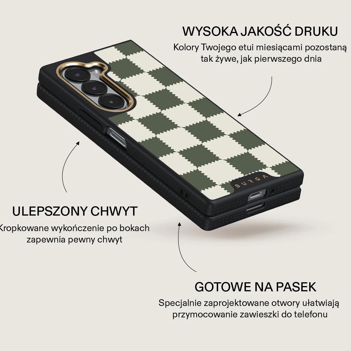 Retro Grid - Samsung Galaxy Z Fold 6 Etui - Image 5
