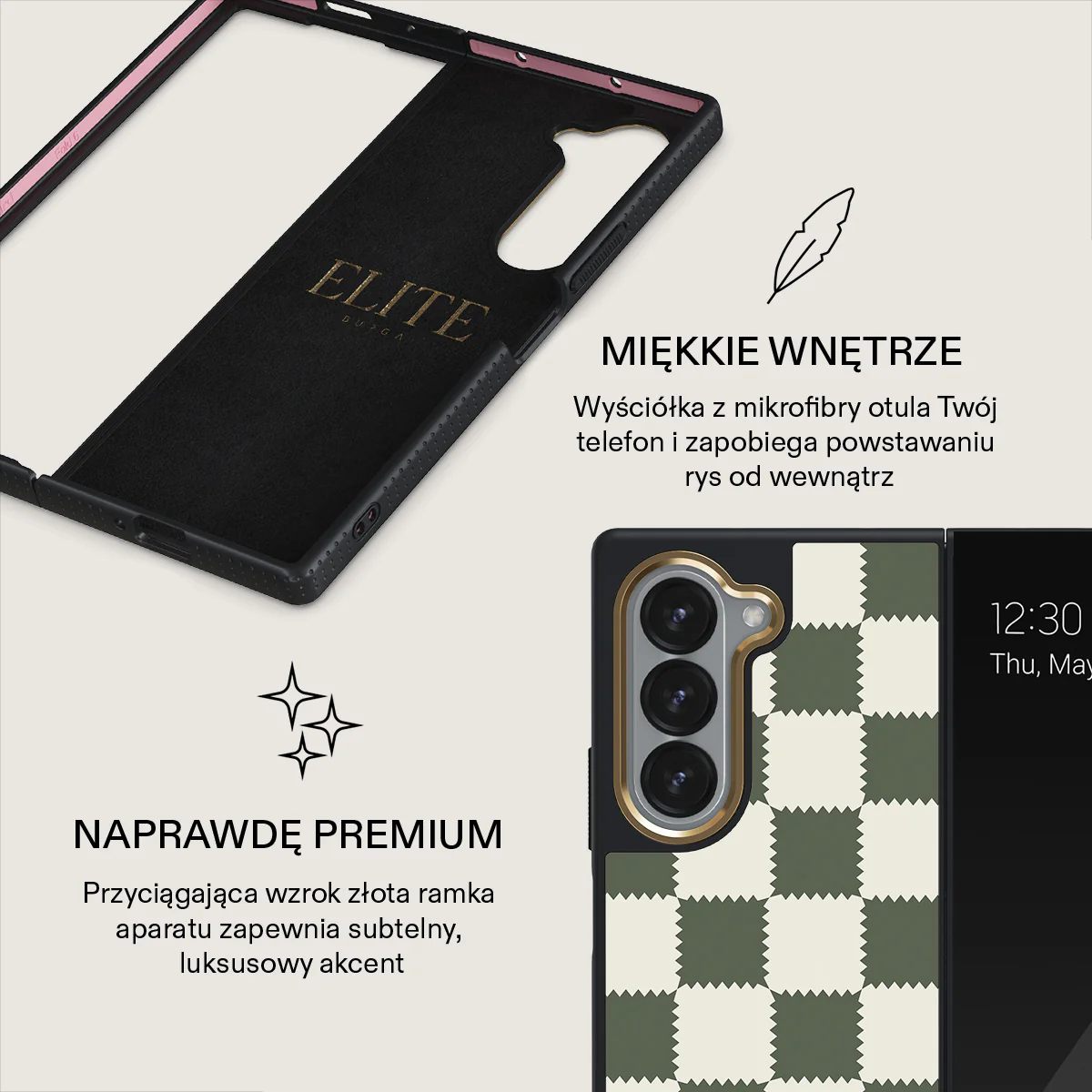 Retro Grid - Samsung Galaxy Z Fold 6 Etui - Image 6