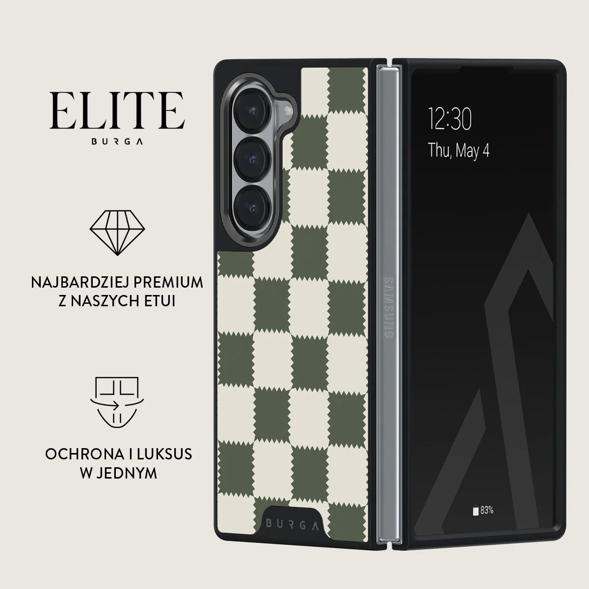 Retro Grid - Samsung Galaxy Z Fold 6 Etui - Image 9