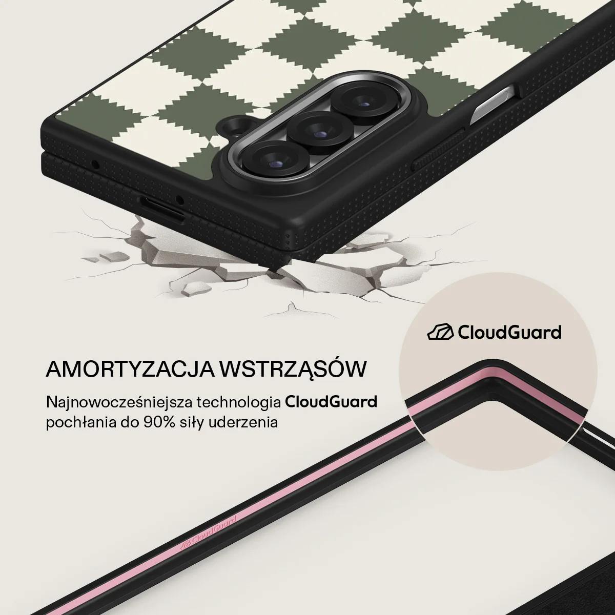 Retro Grid - Samsung Galaxy Z Fold 7 Etui - Image 10