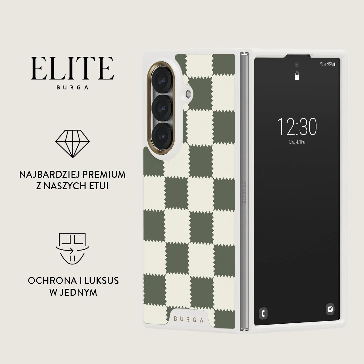 Retro Grid - Samsung Galaxy Z Fold 7 Etui - Image 16