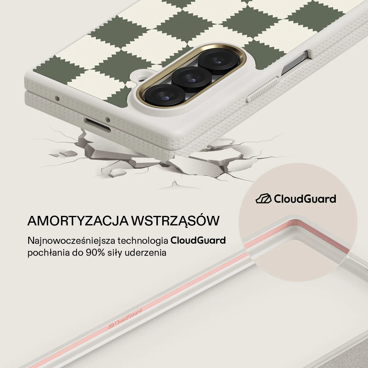 Retro Grid - Samsung Galaxy Z Fold 7 Etui - Image 17