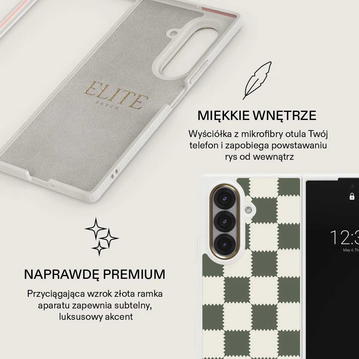 Retro Grid - Samsung Galaxy Z Fold 7 Etui - Image 20