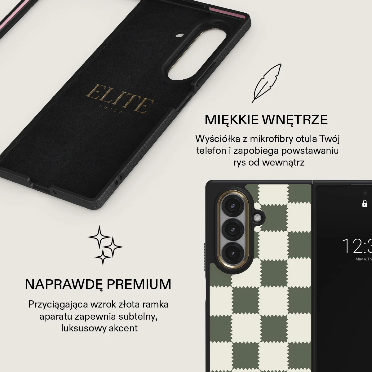 Retro Grid - Samsung Galaxy Z Fold 7 Etui - Image 6