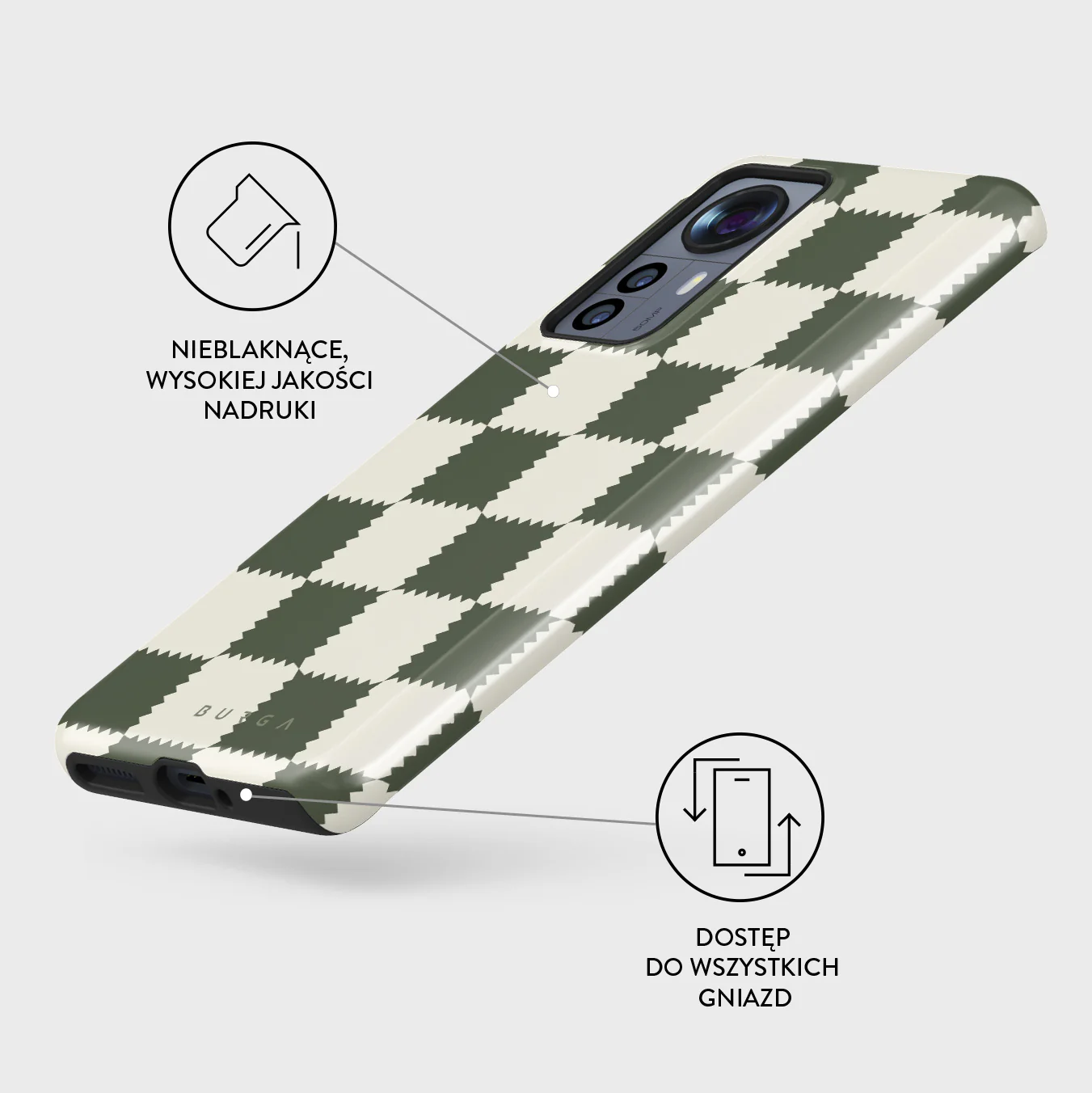 Retro Grid - Xiaomi 12 Etui - Image 3