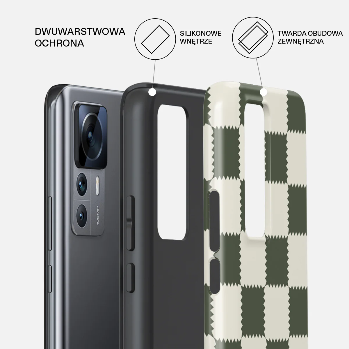 Retro Grid - Xiaomi 12T Etui - Image 2
