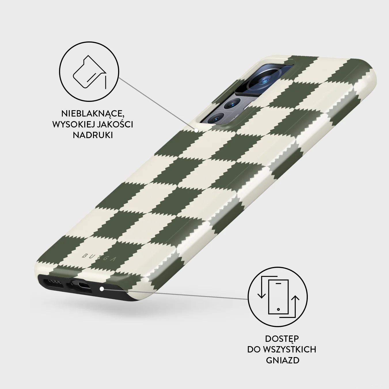 Retro Grid - Xiaomi 12T Etui - Image 3