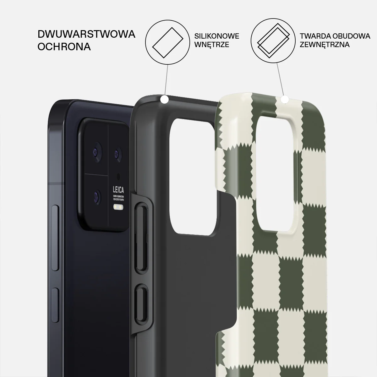 Retro Grid - Xiaomi 13 Etui - Image 2