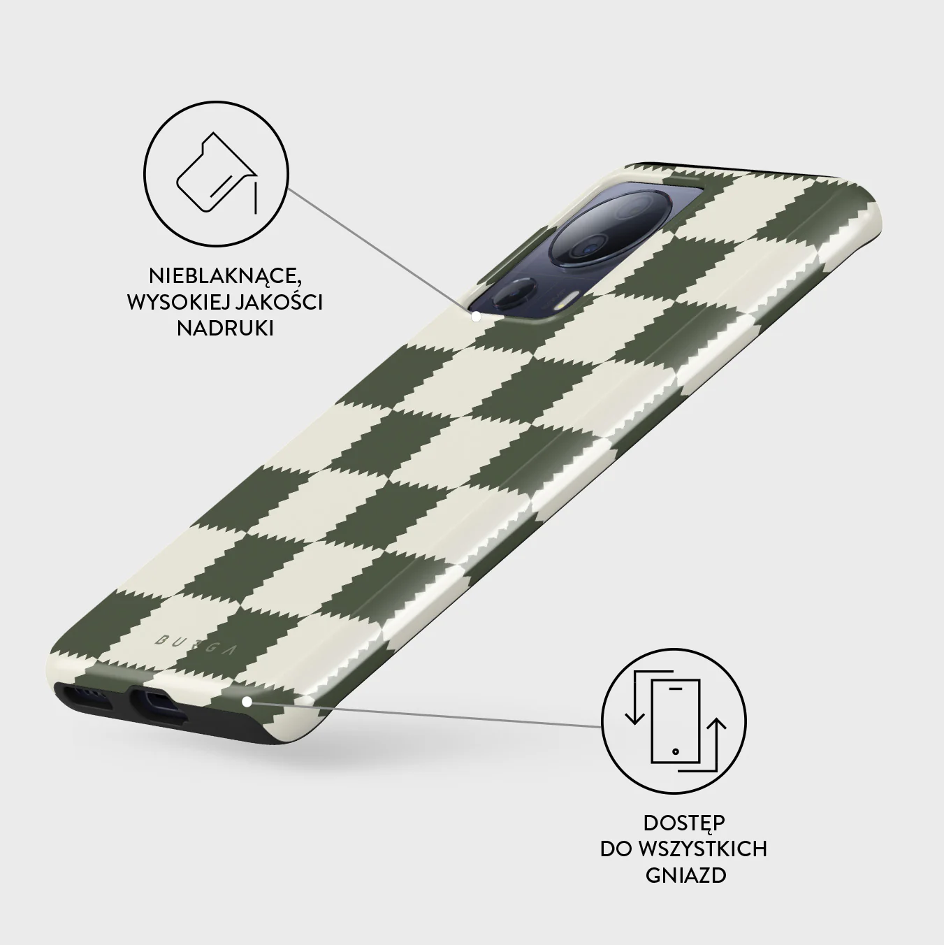 Retro Grid - Xiaomi 13 Lite Etui - Image 3