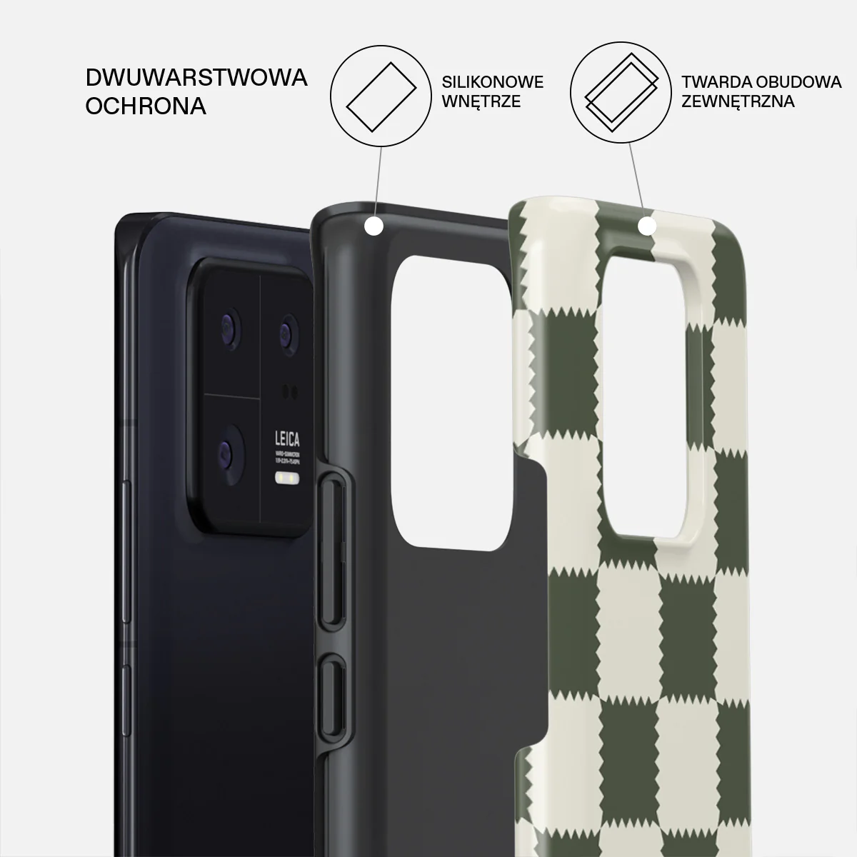 Retro Grid - Xiaomi 13 Pro Etui - Image 2