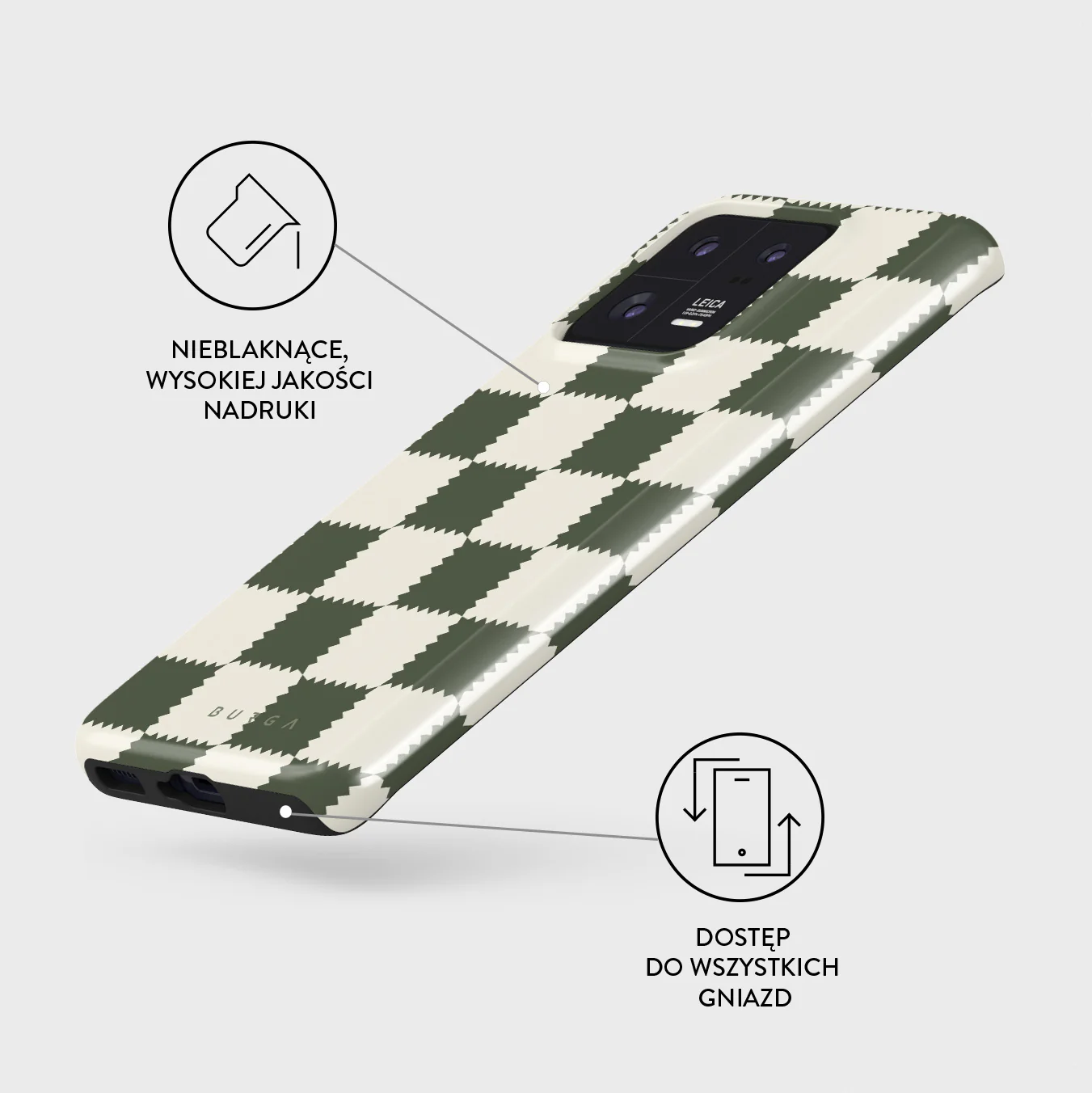 Retro Grid - Xiaomi 13 Pro Etui - Image 3