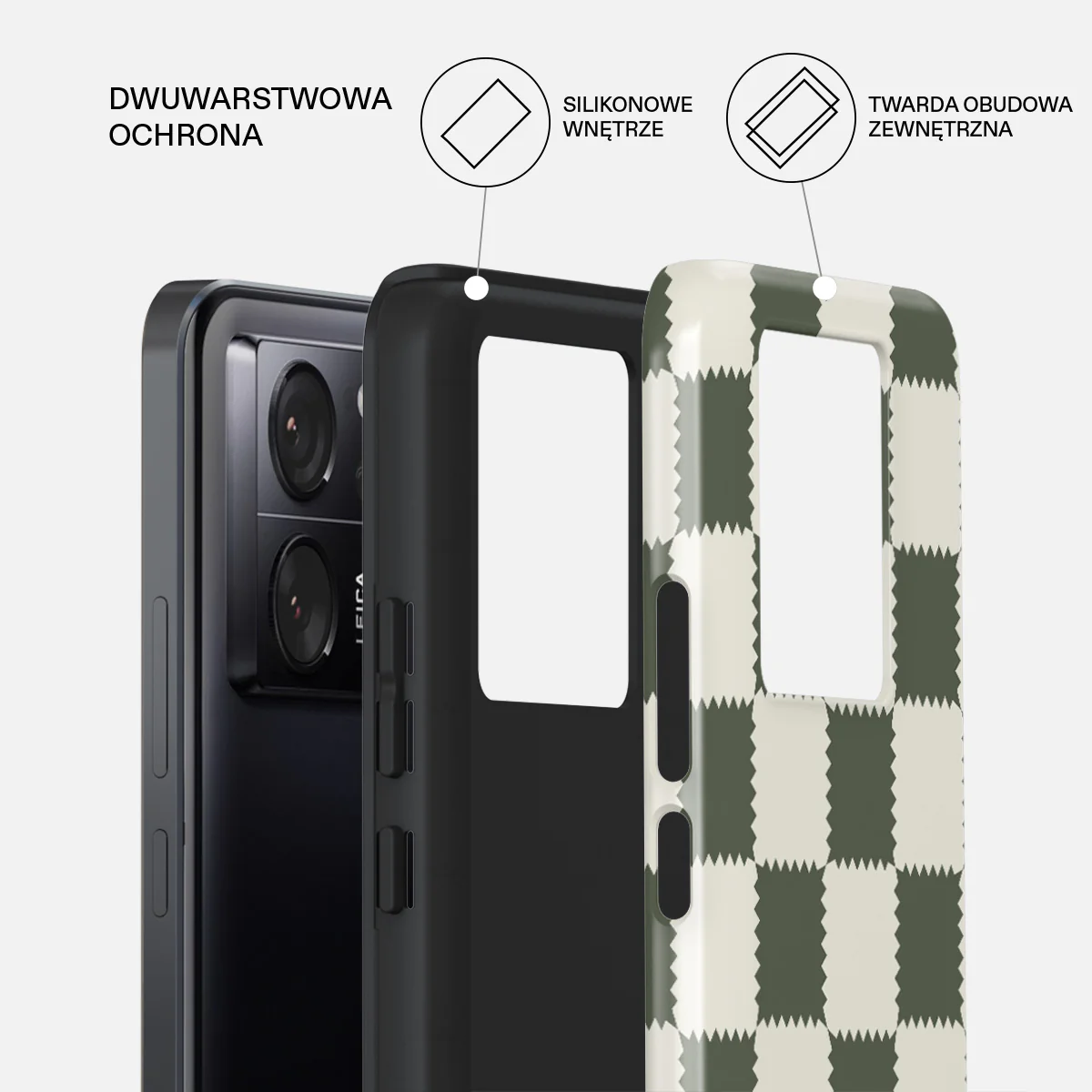 Retro Grid - Xiaomi 13T Etui - Image 2