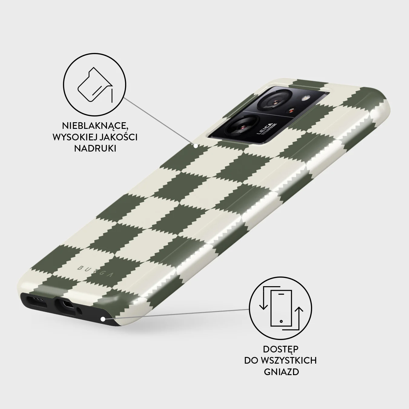 Retro Grid - Xiaomi 13T Pro Etui - Image 3