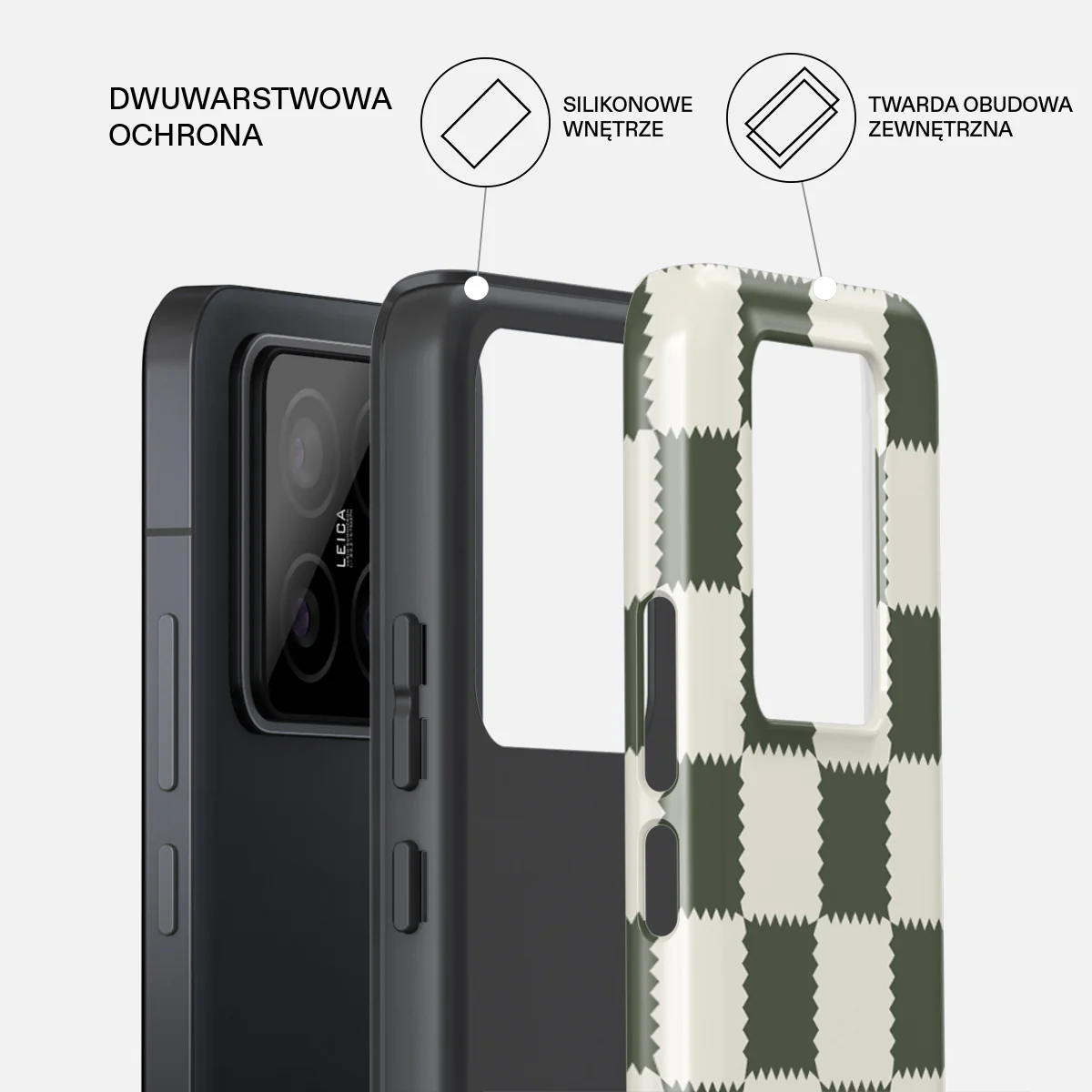 Retro Grid - Xiaomi 14 Etui - Image 2